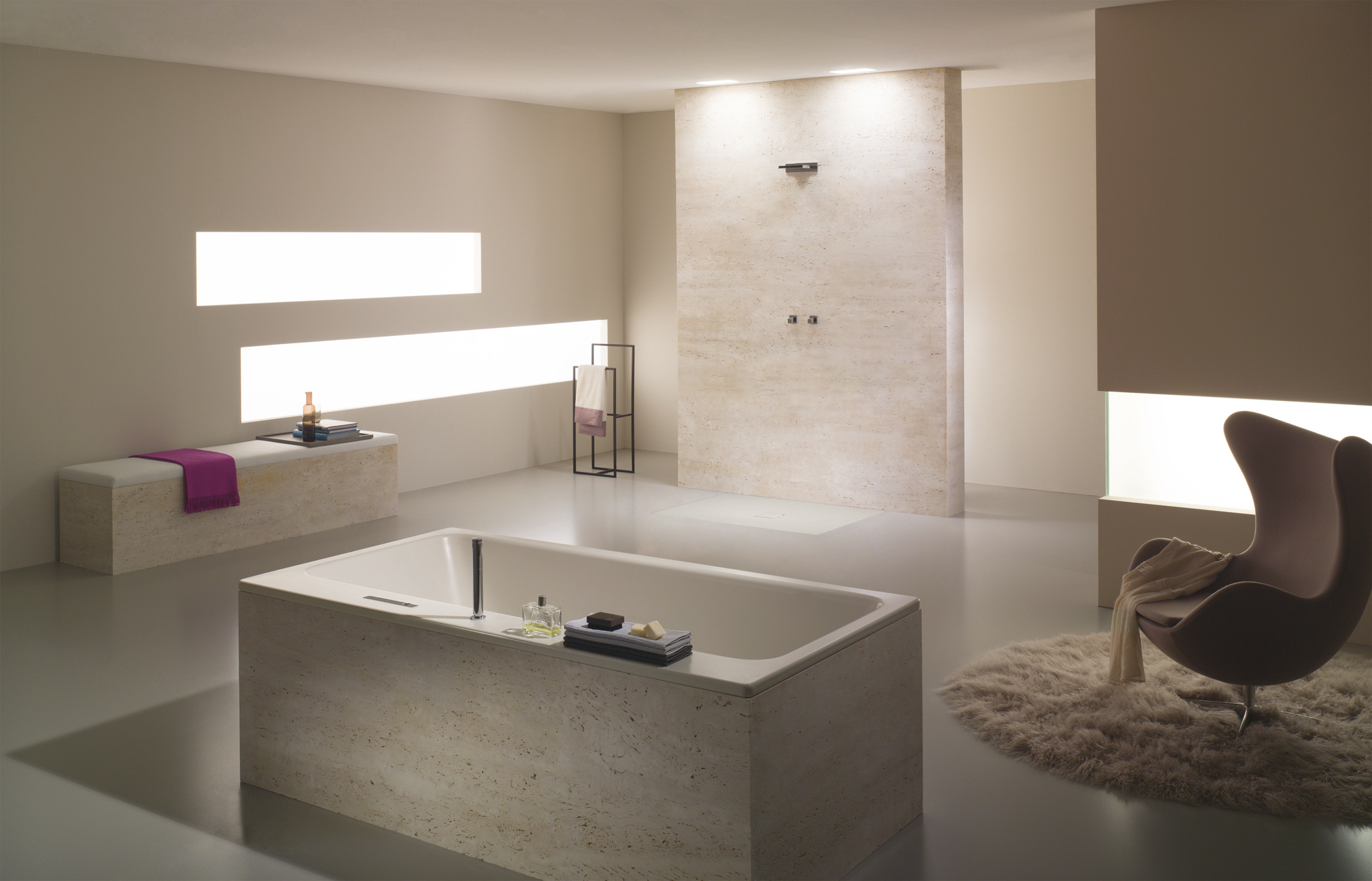 Salle de bain beige mosaique: mosaique sol et mur antique baroque ...