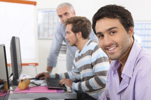 Men in computing training