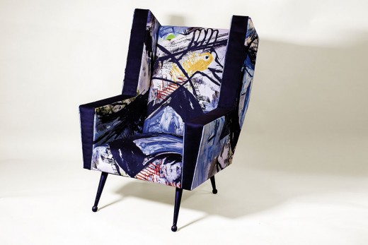 Fauteuil impression par sublimation @ Emmanuelle Cuny