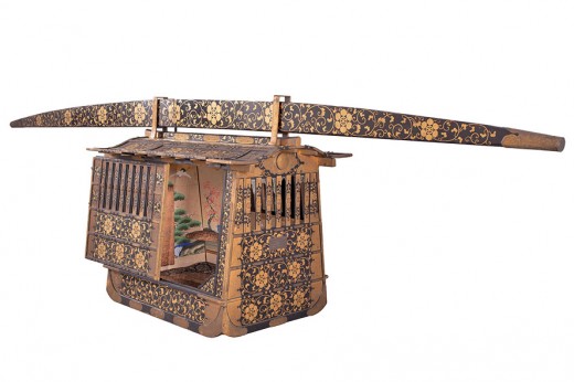 Palanquin, 19e s, collection Musée de la Cour d'Or Metz Metropole © Photographie Laurianne Kieffer