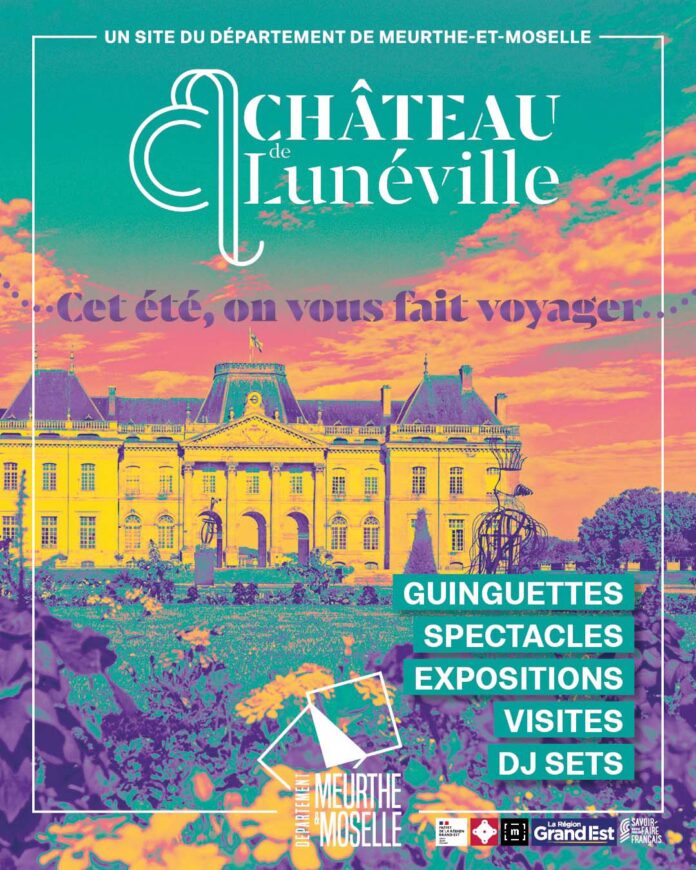 affiche chateau Lunéville