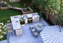 Une cuisine d’extérieur aussi pratique que durable