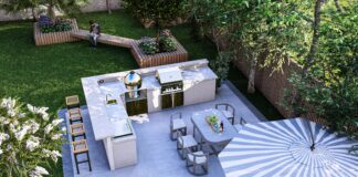 Une cuisine d’extérieur aussi pratique que durable